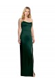 Strapless Long Stretch Satin Hunter Sleeveless Formal Evening Gown / Prom Dress / Bridesmaid Dress Darwin