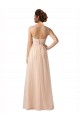 Sweetheart Long Tulle Nude Sleeveless Bridesmaid Evening Gowns Darwin