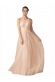 Sweetheart Long Tulle Nude Sleeveless Formal Dress / Bridesmaid Dress Darwin
