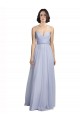 Sweetheart Long Tulle Lilac Sleeveless Bridesmaid Dress Darwin
