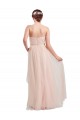 Sweetheart Long Tulle Pink Sleeveless Bridesmaid Dress / Evening Dress Darwin