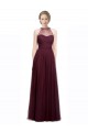 Sweetheart Long Tulle Red Sleeveless Bridesmaid Dress Darwin