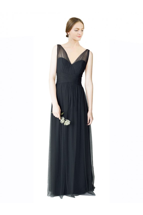 Sweetheart Long Tulle Pewter Sleeveless Formal Dress / Bridesmaid Dress Darwin