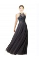 Sweetheart Long Tulle & Lace Slate Grey Sleeveless Bridesmaid Dress Darwin
