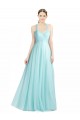 Sweetheart Long Tulle Mint Green Sleeveless Bridesmaid Dress Darwin