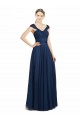 Sweetheart Long Tulle Dark Navy Sleeveless Bridesmaid Dress Darwin