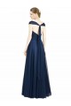 Sweetheart Long Tulle Dark Navy Sleeveless Bridesmaid Dress Darwin