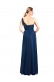 One Shoulder Long Tulle Black Sleeveless Bridesmaid Dress / Evening Dress Darwin