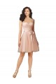 Sweetheart Knee Length Tulle & Lace Cap Sleeves Bridesmaid Dress Darwin