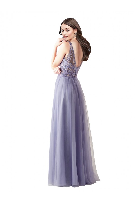 Sweetheart Long Tulle & Lace Sleeveless Formal Dress / Bridesmaid Dress Darwin