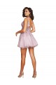 V-Neck Short Tulle Sleeveless Bridesmaid Dress Darwin