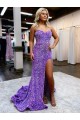 Sweetheart Court Train Velvet Sequin Lavender Sleeveless Homecoming Dress Darwin